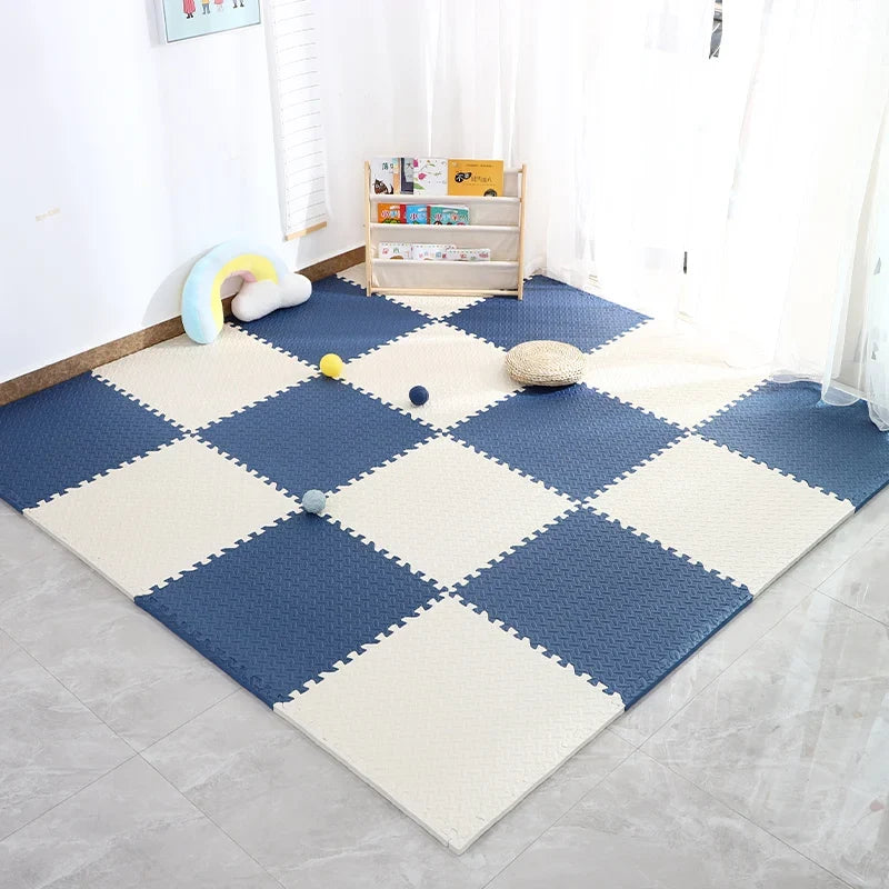 4~20Pcs Puzzle Fitness Mat, Eva Interlocking Foam Floor Tiles for Home Gym, Home Gym Equipment Mat, Non-Slip Floor Mat for Kids