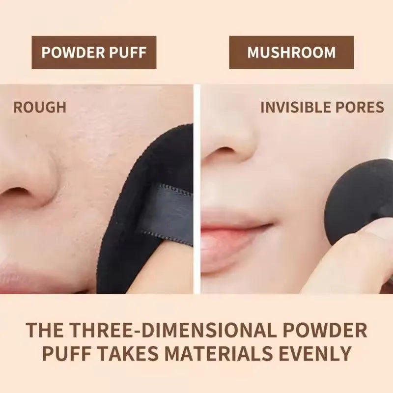 Mushroom Head Air Cushion, CC Cream Natural Moisturizing Foundation Concealer Whitening Oil-control Makeup Cosmetics BB Cream