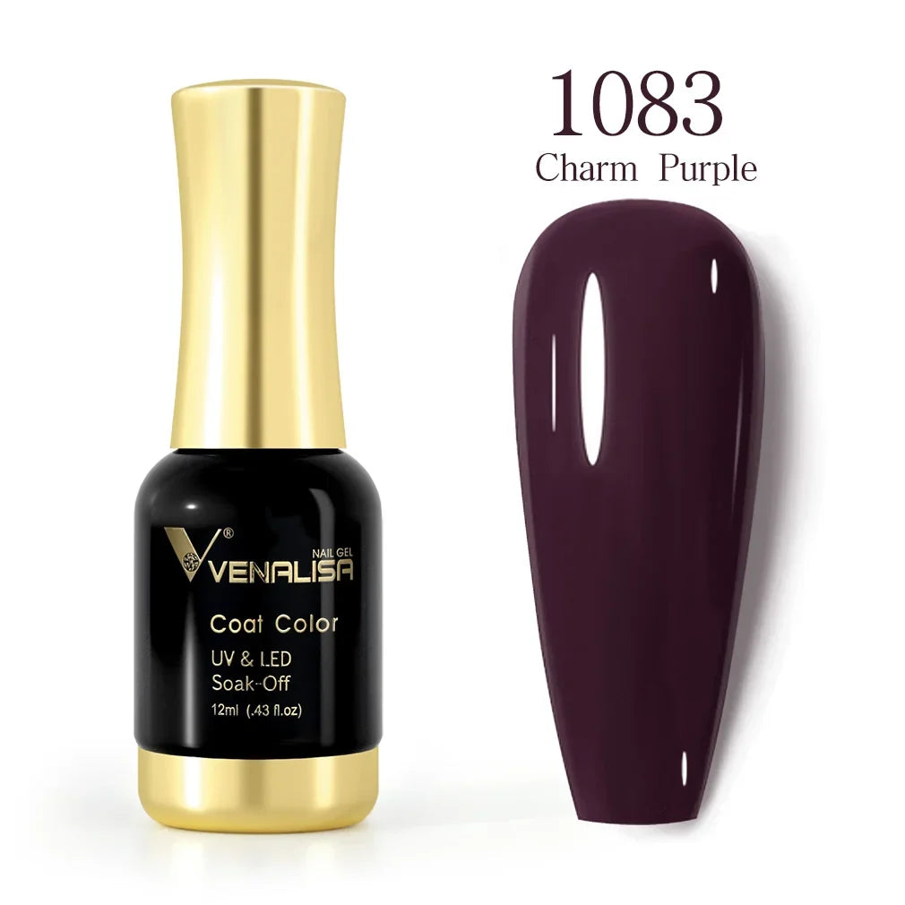 VENALISA Nail Gel Varnish TPO FREE Soak Off UV LED Organic Odorless Enamels Nail Art Colors 12ml 120Colors UV Gel Nail Polish