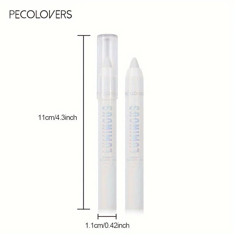 1PC Waterproof Eyeshadow Sticks Long Lasting High Pigmented Shimmer Glitter And Matte Neutral Brown Eyeshadow Pencil Crayon