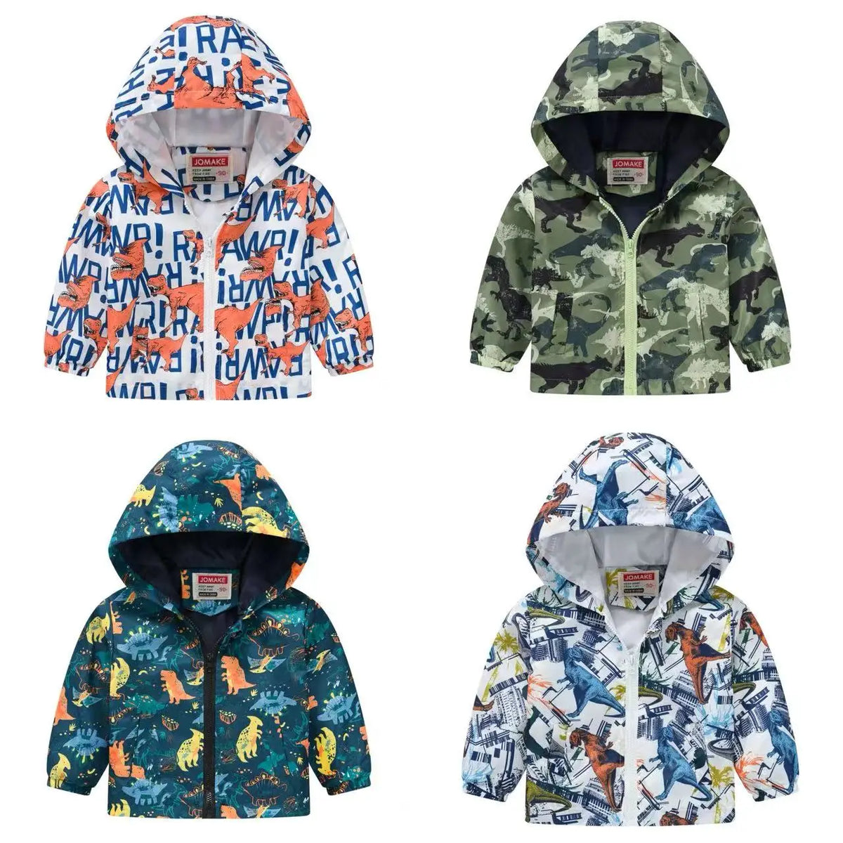 Spring and Autumn hooded thin jacket, fashionable and versatile, suitable for boys aged 1-7