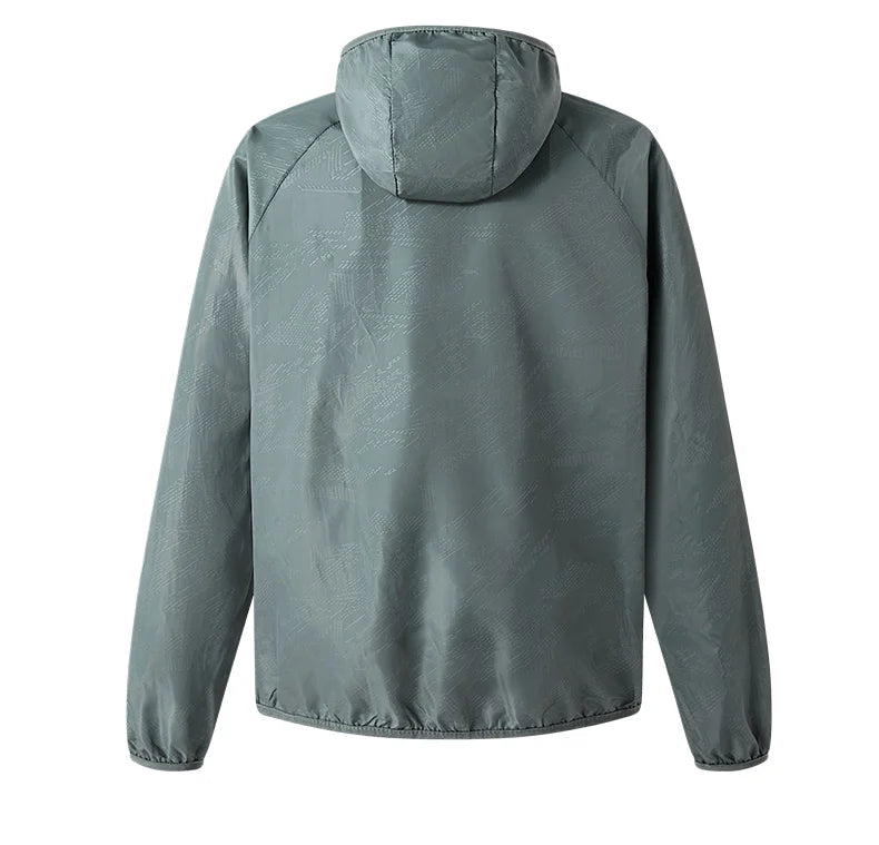 LNGXO Men's Women's Waterproof Hiking Jacket Quick Dry Sun Protection Windbreaker Camping Hunting Climbing Outdoor Rain Coat