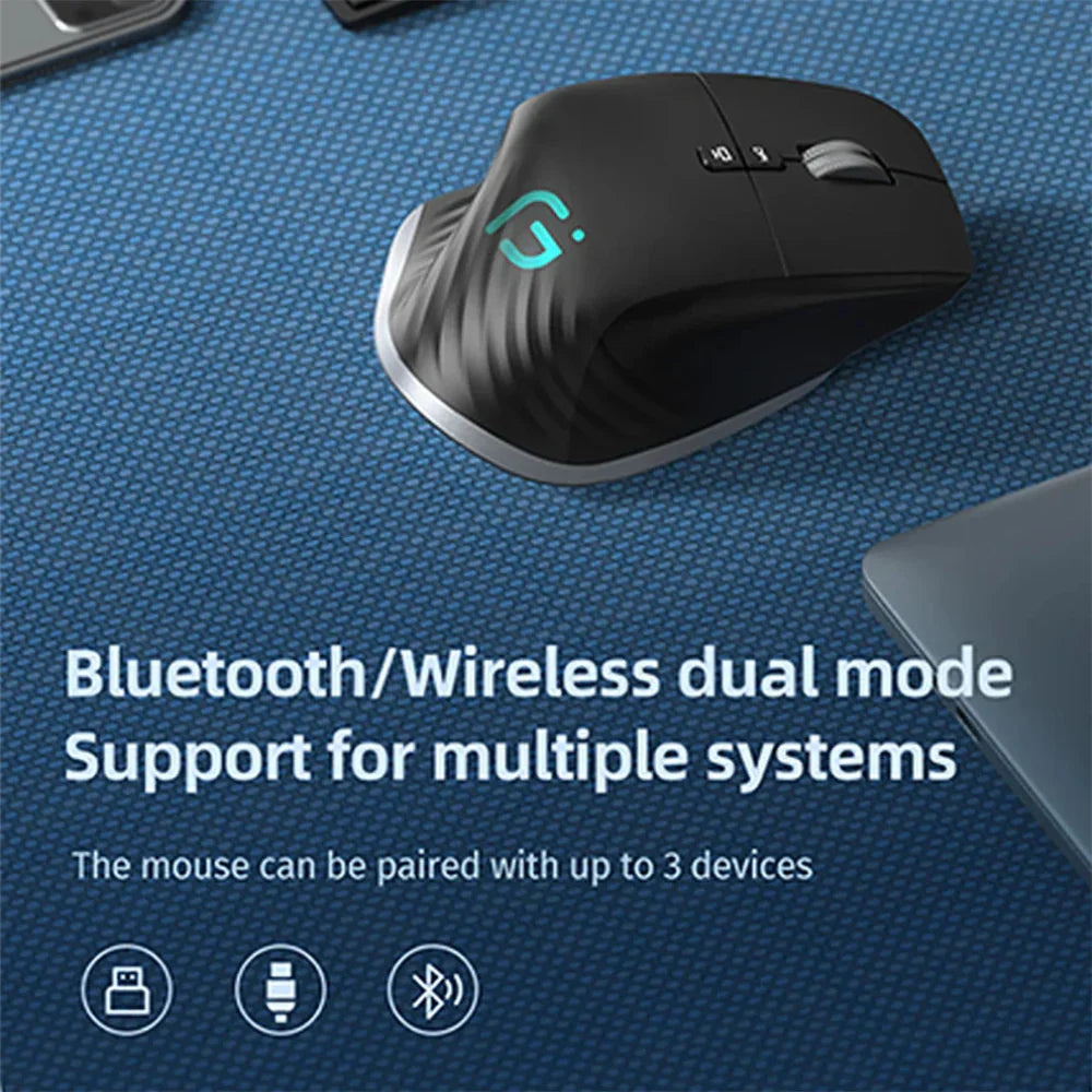 Dragon Dual Mode Bluetooth 2.4Ghz Wireless Gaming Mouse