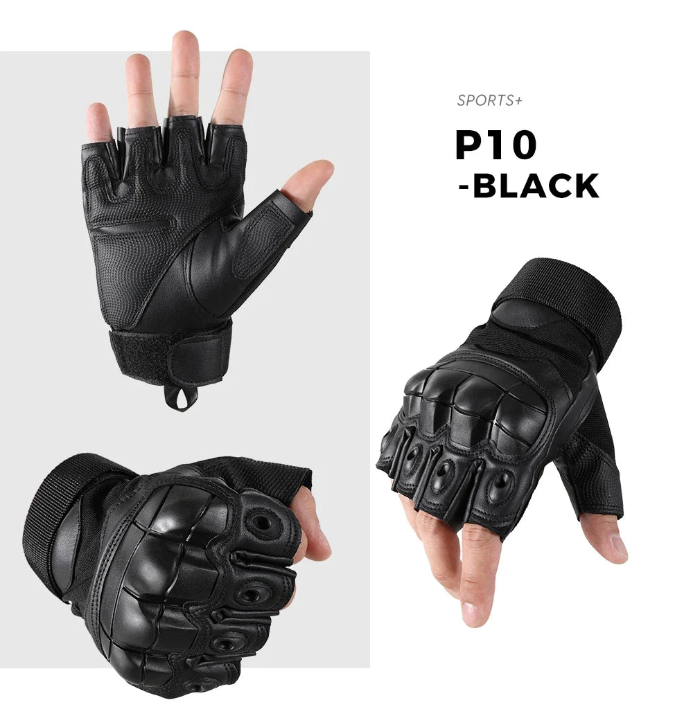 Touchscreen PU Leather Motorcycle Gloves Racing Pit Bike Riding Motorbike Moto Motocross Enduro Non-slip Protective Gear Men