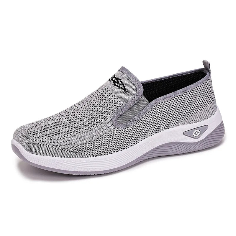 Women's Shoes Spring and Autumn New Mesh Breathable Casual Shoes Outdoor Lightweight Non-slip Wedge Heel Thick-soled Sneakers