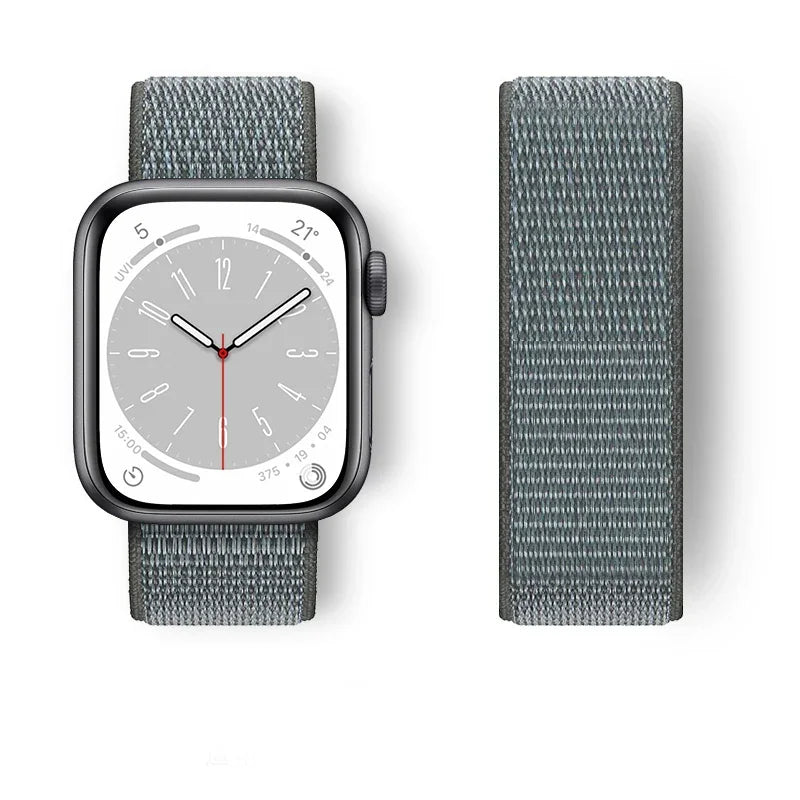 Nylon Sport loop Strap For Apple Watch Band 44mm 42/40mm 45mm  38/41mm pride Bracelet iwatch Ultra2 49mm Series 9 8 se 7 6 5 4 3