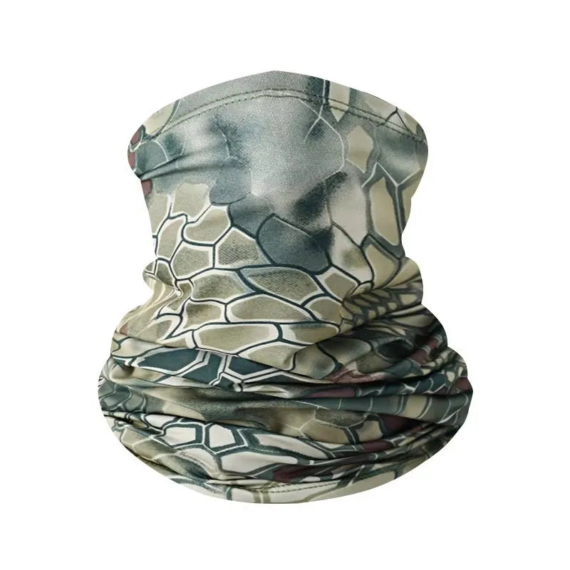 LOOGDEEL Sun Protection Bib Spring and Summer Motorcycle Neck Cover Sports Magic Bandana Riding Mask Full Face Outdoor Ice Silk