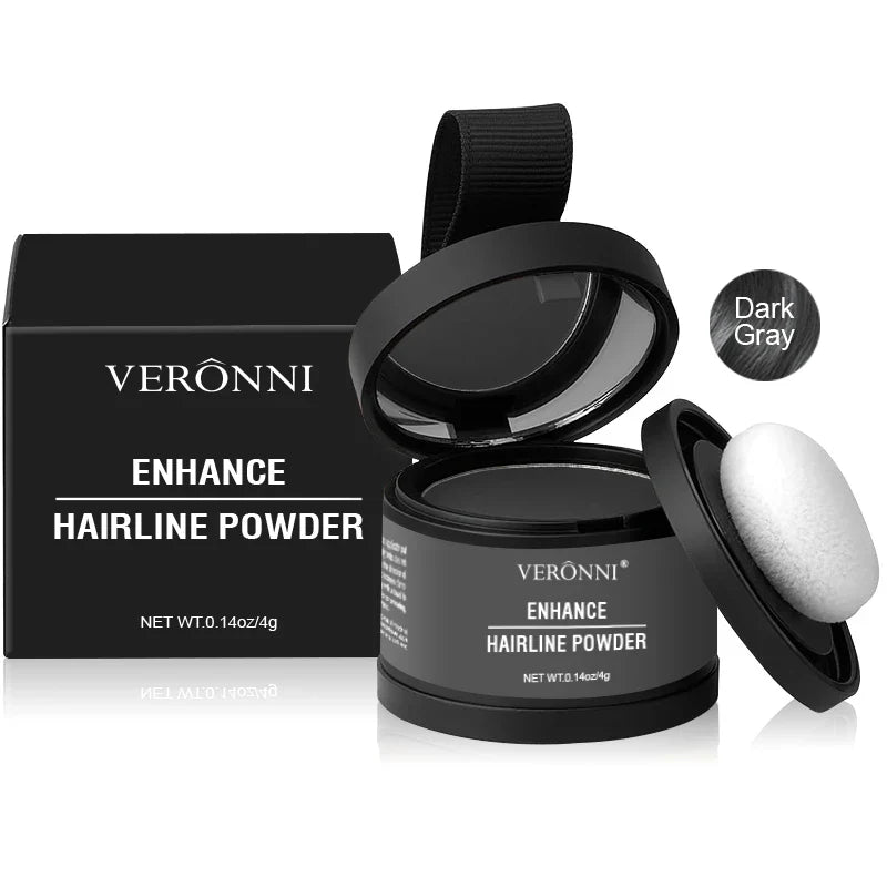 Hair Line Powder 4g Black Root Cover Up Natural Instant Waterproof Hairline Shadow Powder Hair Concealer Coverage 14 color