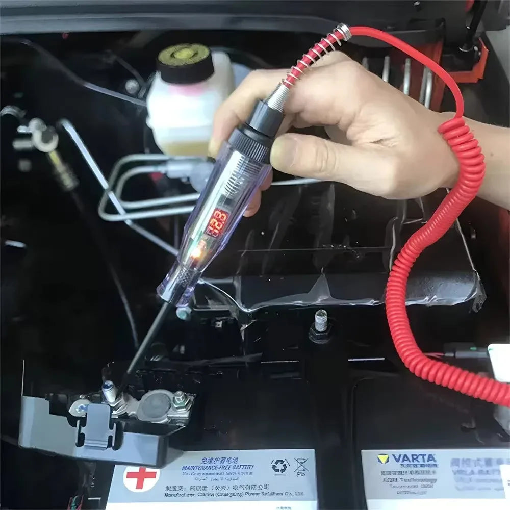 Car Truck Voltage Circuit Tester Auto Car Diagnostic Probe Test Pen Light Bulb Electric Measuring Pen Repair Tools 6V 12V 24V