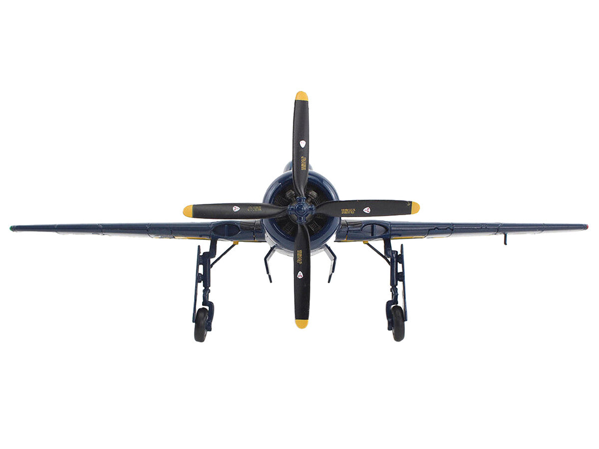 Grumman F8F Bearcat Fighter Aircraft "Blue Angels (#1-5 decals)" (1946) United States Navy "SkyMax Models" Series 1/72 Diecast Model by Hobby Master
