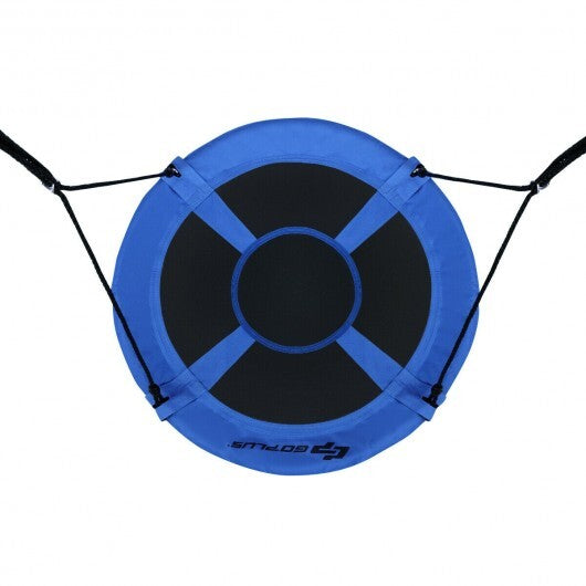 40 Inch Flying Saucer Tree Swing Indoor Outdoor Play Set-Blue - Color: Blue