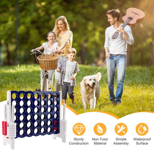 4 in A Row 4-to-Score Giant Jumbo Game Set for Family Party Holiday