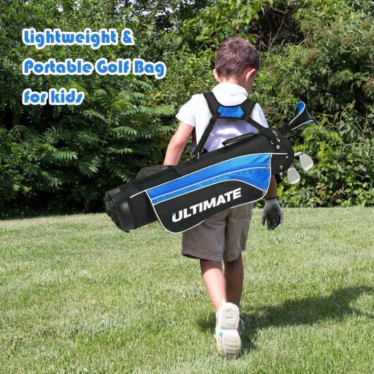 Junior Complete Golf Club Set For Age 8 to 10-Yellow