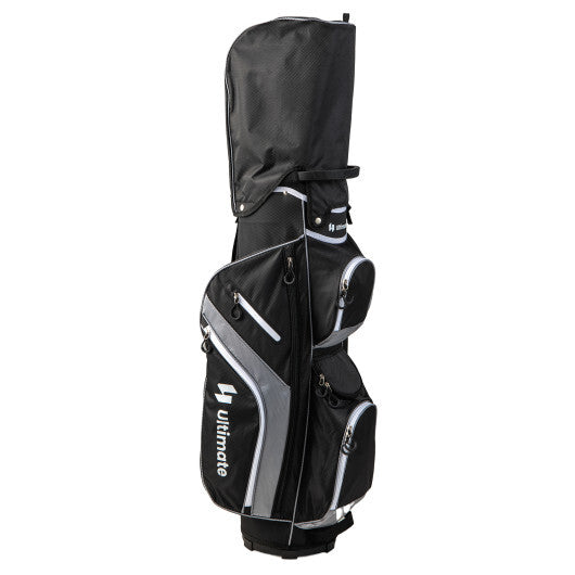 Golf Cart Bag with 14 Way Top Dividers-Blue