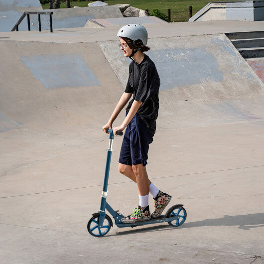 Folding Aluminum Alloy Scooter with 3 Adjustable Heights-Pink