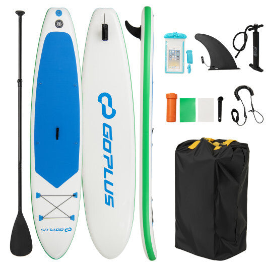 11 Feet Premium SUP Inflatable Stand Up Paddle Board with Accessories and Repair Kit-L