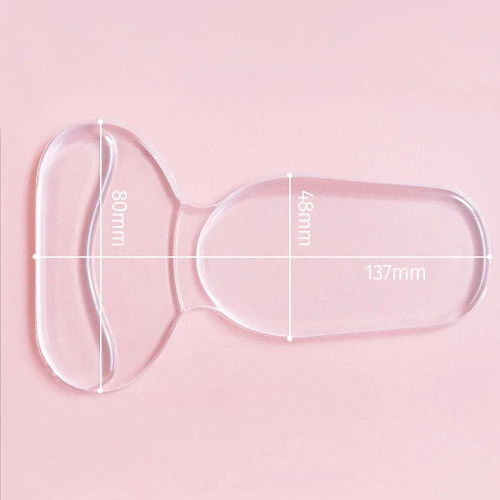 Soft Silicone Heel Grips Anti-Chafing Heel Protectors Cushion Pads for Women High Heels Comfortable Half Size Shoe Inserts