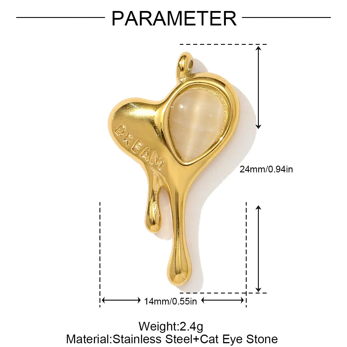 3pcs/Lot Stainless Steel 3D The Triumphal Arch Lovers Pendants Boot Heart Eye DIY Charms Women French Love Dog Dream Jewelry