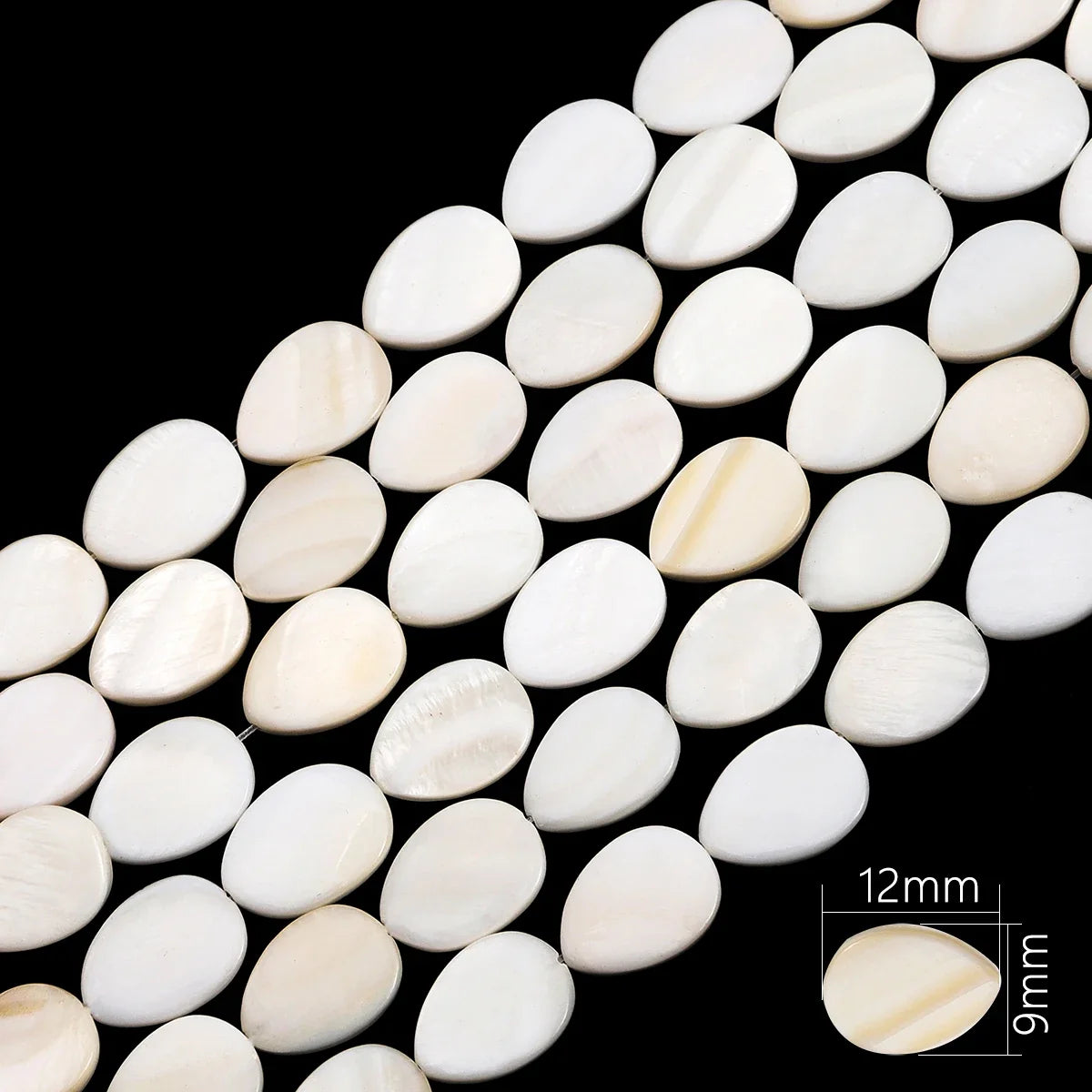 Natural Shell Beads Mother of Pearl Love Star Oval Round Flat Loose Spacer Beads for Jewelry Making DIY Charm Bracelet Necklace