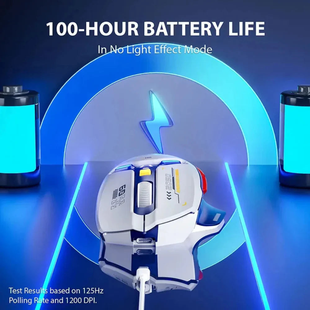 6 Programmable Buttons RGB Dual Mode Bluetooth Mouse