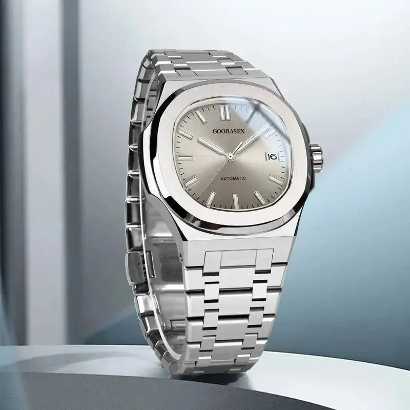 New 2026 Men's Quartz Wristwatch Luminous Man Watches Steel Strap Waterproof Wristwatches Men's Luxury Brand Watch