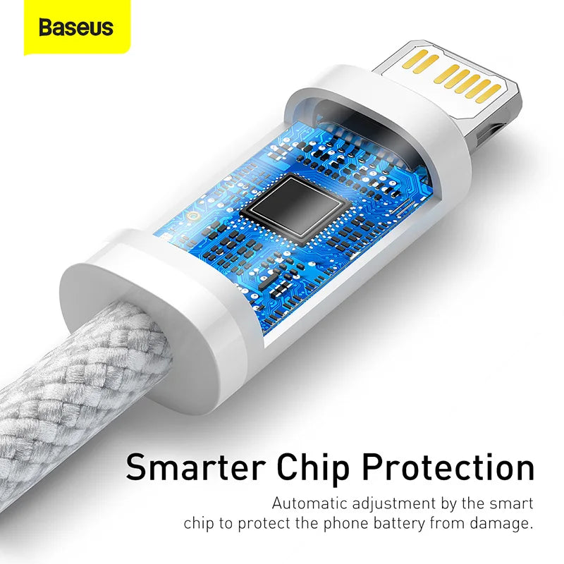 Baseus USB C Cable For IPhone 14 13 12 11 Pro Max Xs Plus 20W 30W Fast Charging Cable Type C Data Wire For ipad Macbook