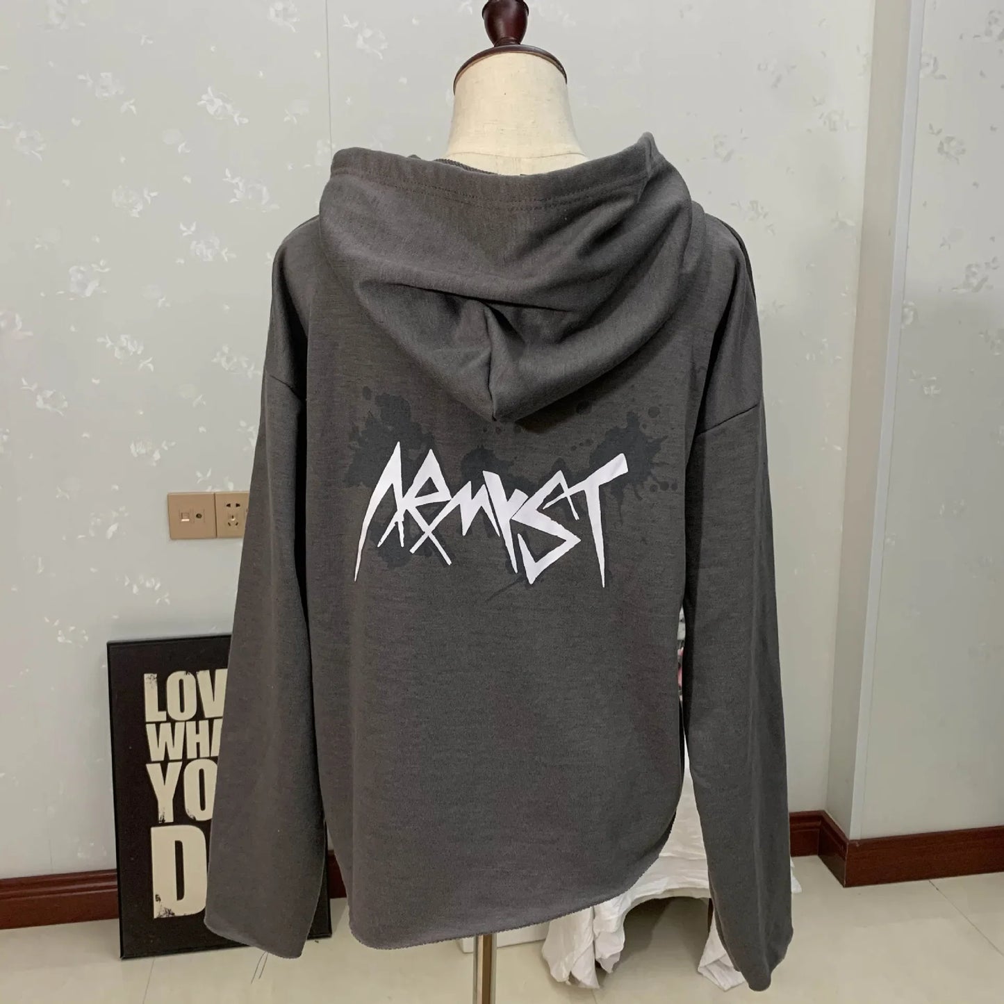 Kpop Original Hoodie Printed Seven With You 13 You Never Walk Alone Digital File Jimin Merch For Fans Card Purple Sweatshirt