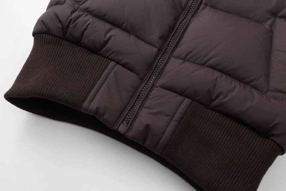 AP 2026 AW Winter down coat for kids High-quality white duck down coats waterproof fabric children outwear