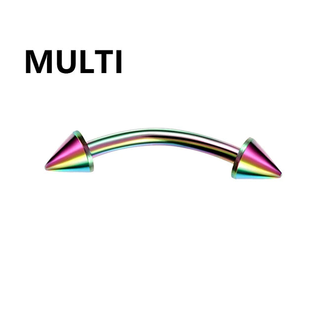 1PC metal Horseshoe Fake Nose Ring C Clip Septum Lip stainless steel Real Piercing Nose Rings Hoop For Women Men Jewelry