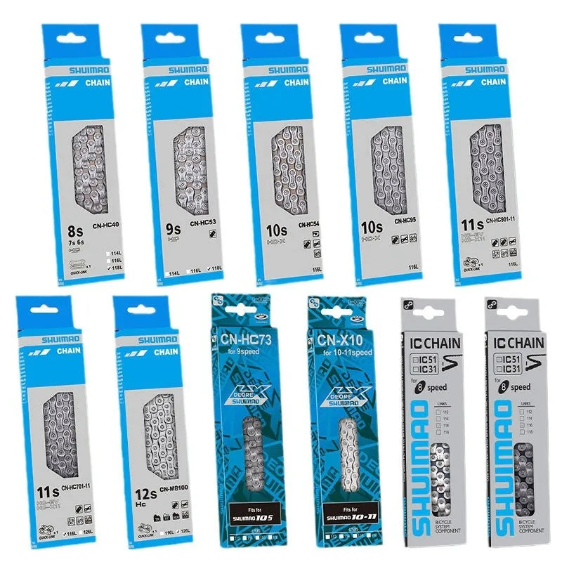 6/8/9/10/11Speed Bicycle Chain High Alloy Steel for Road Mountain MTB Bike Drivetrain Components Accessories Cycling Enthusiasts
