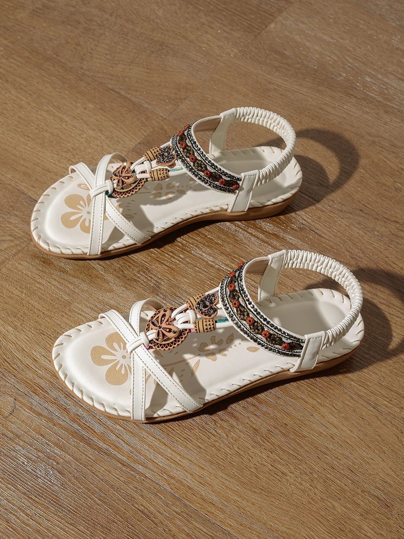 Women's Sandals Bohemian Sandals Outdoor Soft Sole Beach Sandals Platform Lightweight Women Casual Shoes Flat Plus Size Sandal