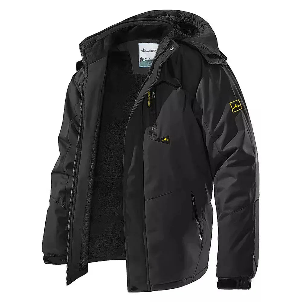 Men's Winter Parkas Outdoor Jacket Thicken Fleece Warm Waterproof Windbreaker Ski Jackets Climb Men Thick Coat Hot Sale