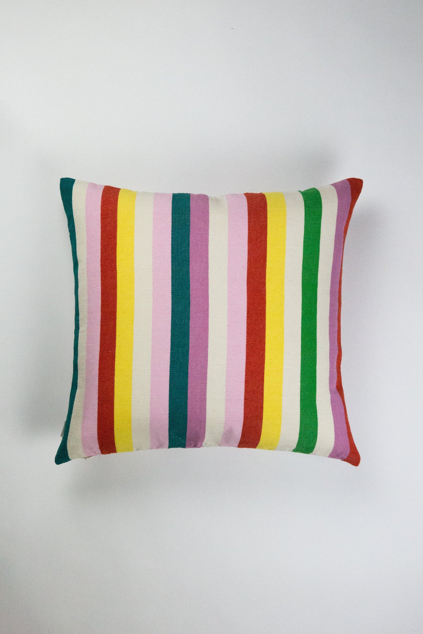 Santiago Rainbow Grid Pillow - 18"x18"