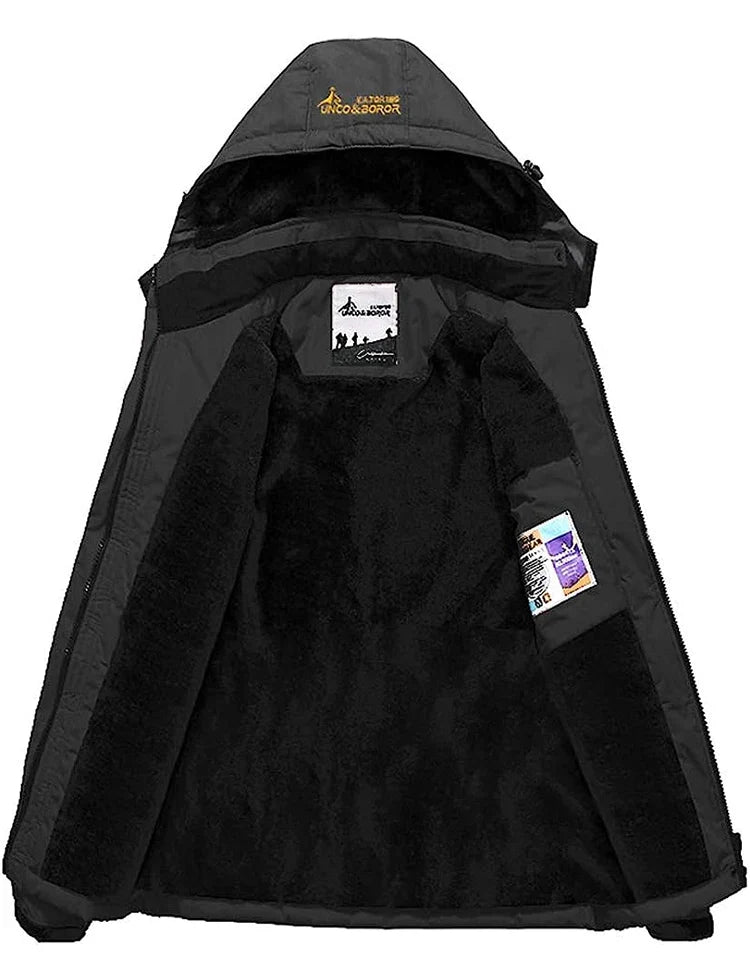 Men's Winter Parkas Outdoor Jacket Thicken Fleece Warm Waterproof Windbreaker Ski Jackets Climb Men Thick Coat Hot Sale
