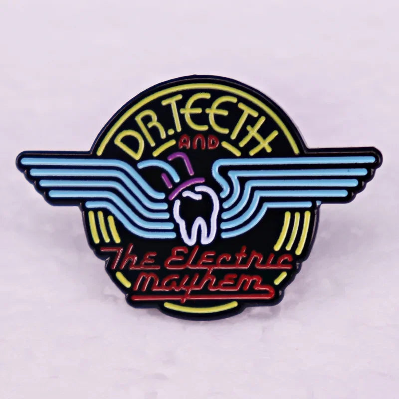 Popular Music Rock Album Enamel Pin Band Punk Brooch Music Lovers Metal Badge Fashion Jewelry Accessories Gifts