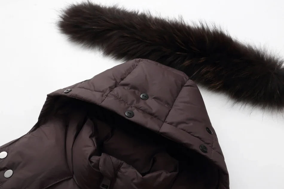 AP 2026 AW Winter down coat for kids High-quality white duck down coats waterproof fabric children outwear