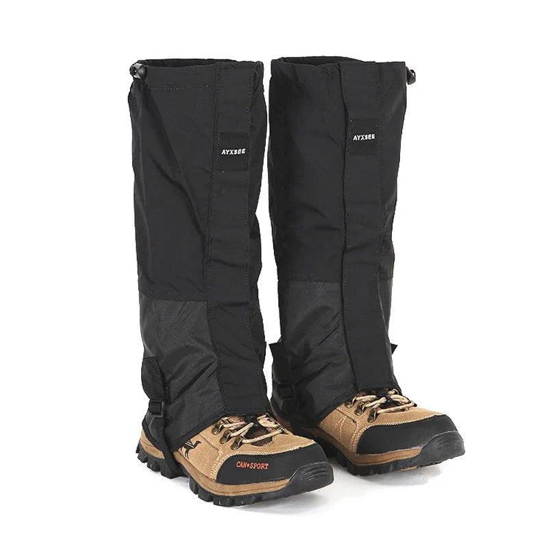 Durable Waterproof Leg Gaiters Hiking Hunting Camping Climb Boots Leggings Covers Outdoor Hunting Winter Snow Skiing Leg Warmers