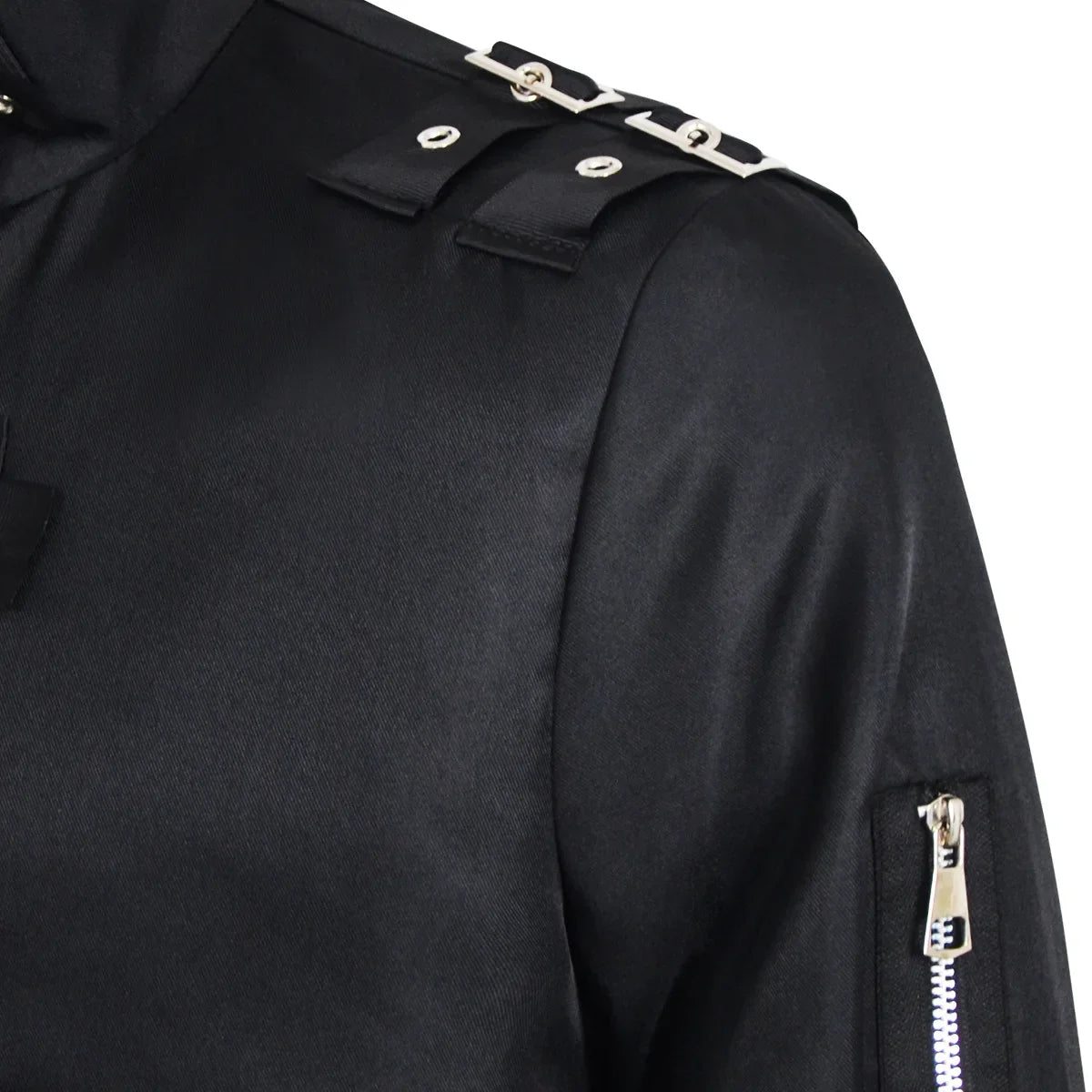 Michael Jackson Cosplay Costume BAD MJ Punk Jacket Black Slim BAD Jacket Costume Clothing for Man Adore Stars Impersonator
