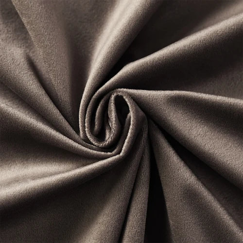 Velvet Fabric By The Meter for Tablecloth Diy Sofa Covers Curtains Sewing Thickened Soft Cloth Plain Black White Winter Textile