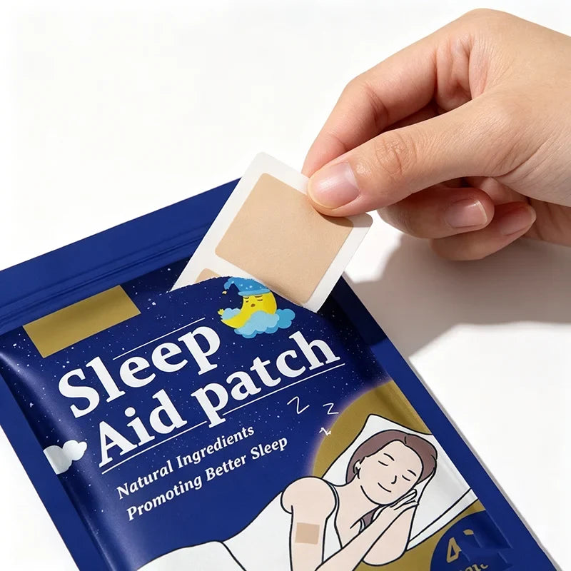Sleep Aid Patch 48Pcs Improve Sleep Quality Relieve Insomnia Stress Soothing Deep Sleep Transdermal Stickers for Adult Restful