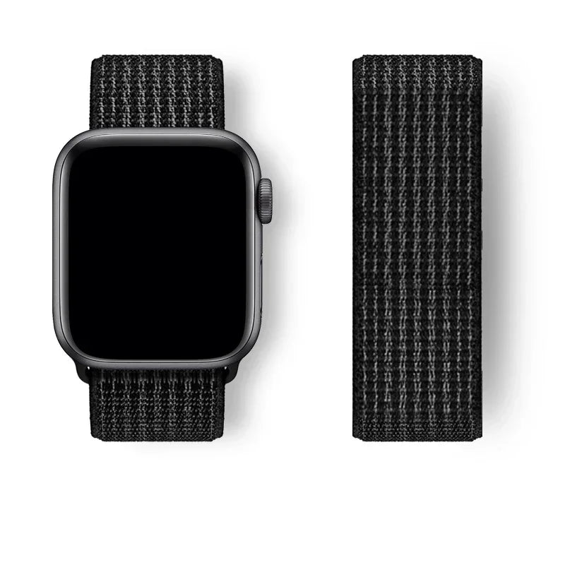 Nylon Sport loop Strap For Apple Watch Band 44mm 42/40mm 45mm  38/41mm pride Bracelet iwatch Ultra2 49mm Series 9 8 se 7 6 5 4 3