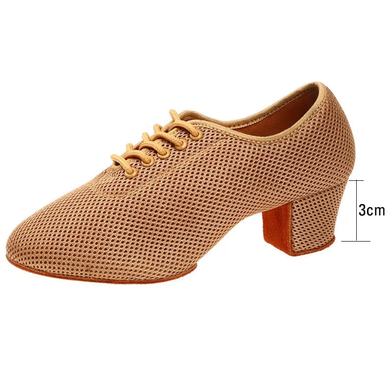 Women Latin Dance Shoes Jazz Ballroom Salsa Dancing Shoes Woman High Heels Children Training Modern Tango Dance Sneakers Female