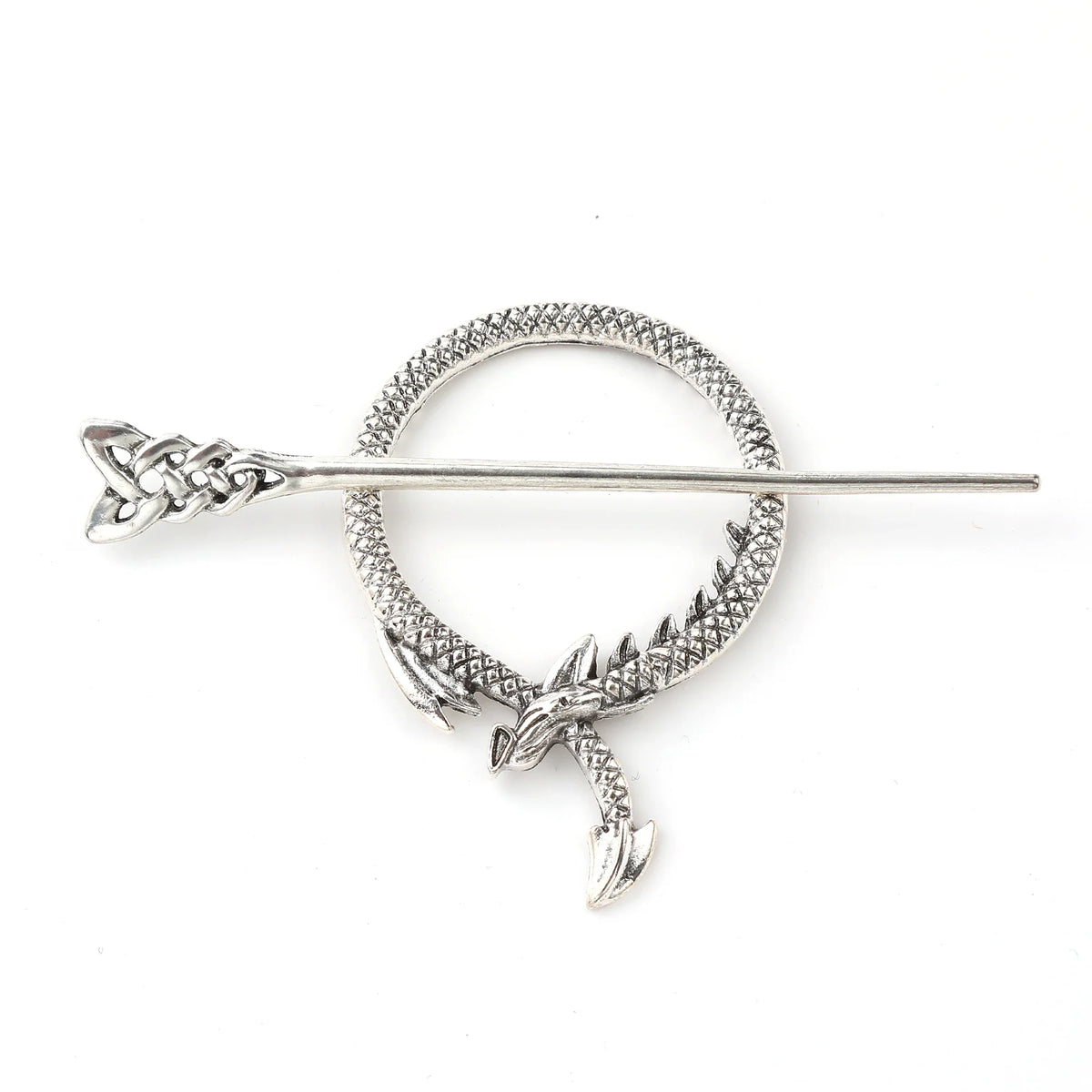 Retro Viking Dragon-Shaped Hairpin Hairpin Simple and Versatile Celtic Knot Hair Stick Hair Accessories Party Accessories for Mother's Day Valentine's Day Birthday Gift