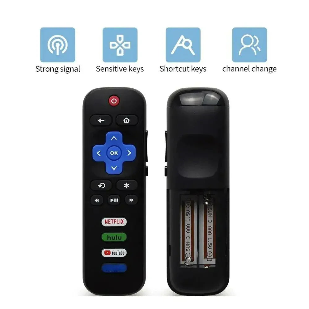 New Television Remote Control Replacement Remote Control For Roku TV 55UP120 32S4610R 50FS3750 32FS3700 32FS4610R 32S800 32S850