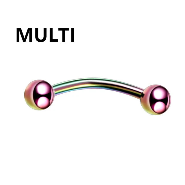 1PC metal Horseshoe Fake Nose Ring C Clip Septum Lip stainless steel Real Piercing Nose Rings Hoop For Women Men Jewelry