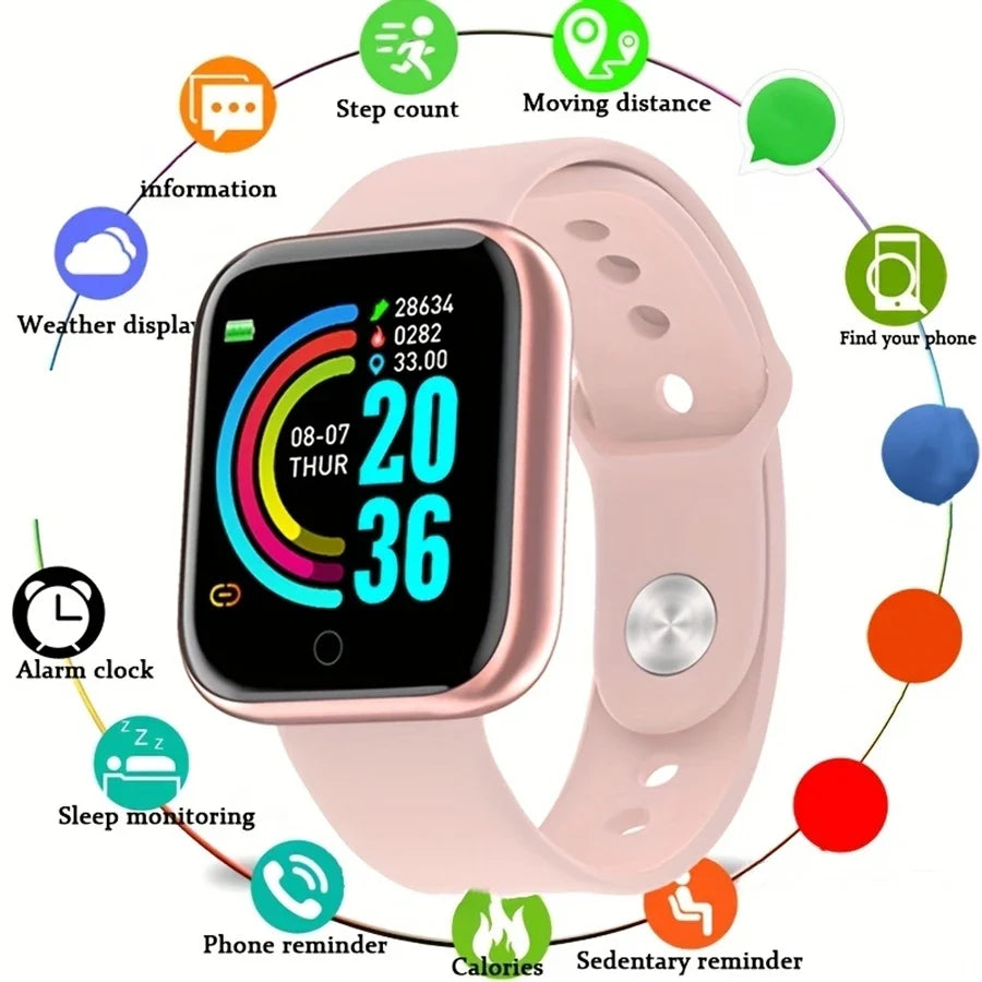 Smart Watch For Women Men Wristwatch Bluetooth Connected Phone Player Music Fitness Sport Bracelet Sleep Monitor Digital Watches