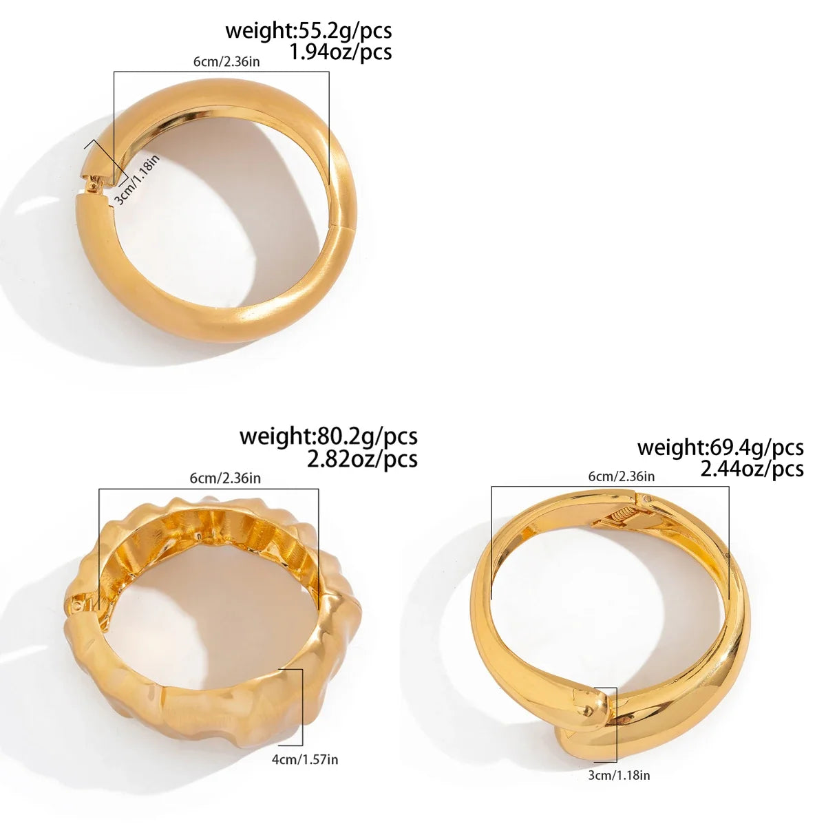 SHIXIN Design Geometric Water Drop Gold Color Wide Spring Bangles for Women Elegant Imitation Pearl Cuff Bracelets New Jewelry
