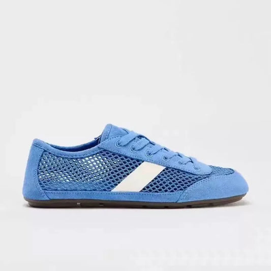 AIYUQI 2026 Women's Flat Sneakers Anti-slip Lace-up Breathable Women Sandals Plus Size Mesh Fabric German Training Shoes Female