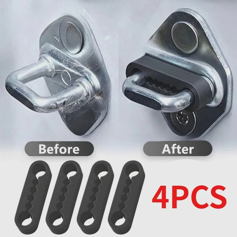Silicone Car Door Shock Absorber Pads, Elastic Cushion Damper, Reduce Noise & Protect Paint for Car Truck SUV RV Door Edge