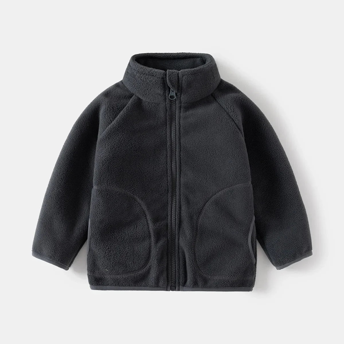 Ircomll New Children Boys Polar Fleece Jacket Autumn Winter Kids Coat Causal Toddler Stand Collar Zipper Outwear Boys Clothing